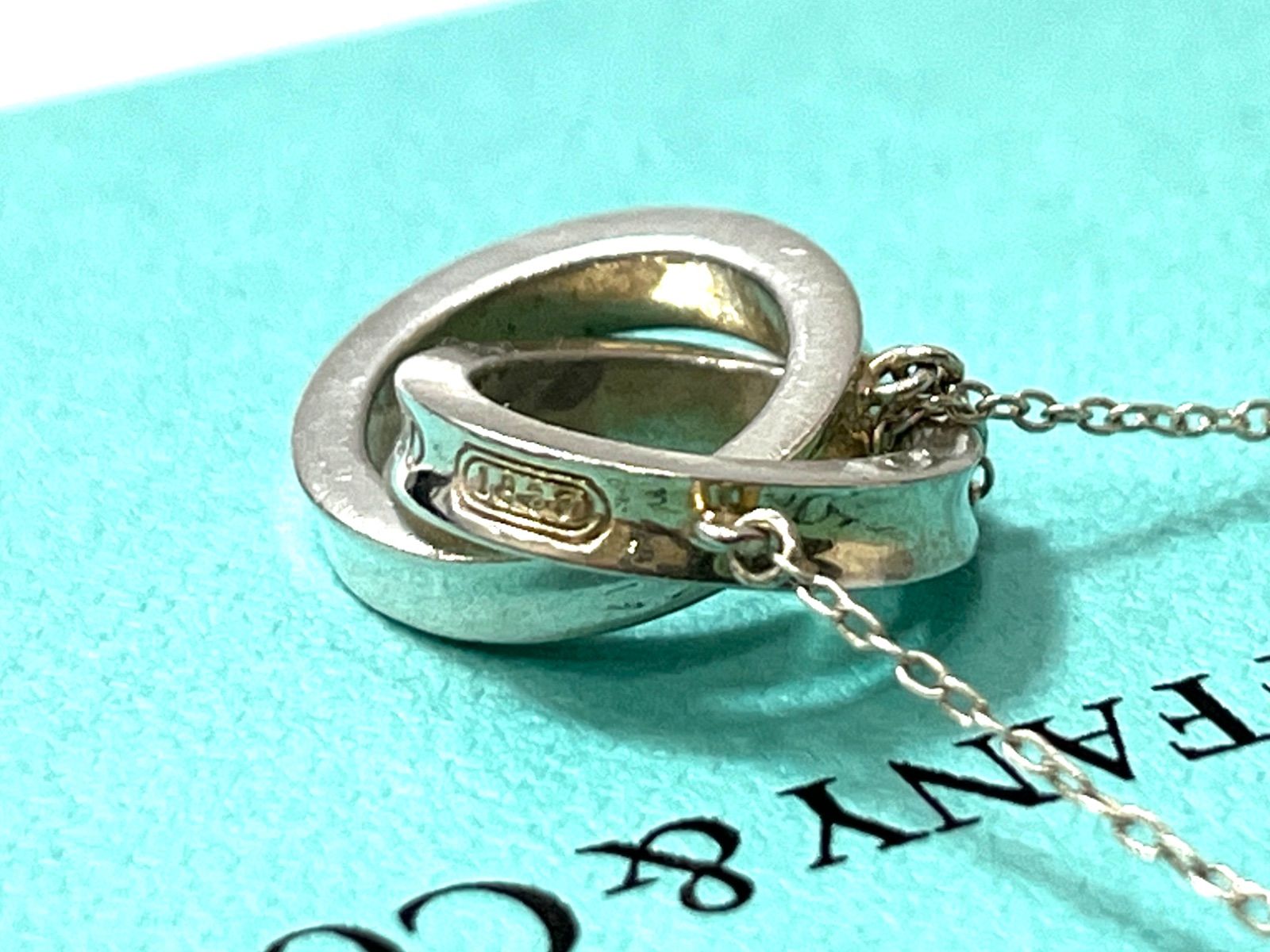 Tiffany 1837 ダブルリング ネックレス Ag925 Tiffany 1837 ダブルリング ネックレス Ag925 - メルカリ