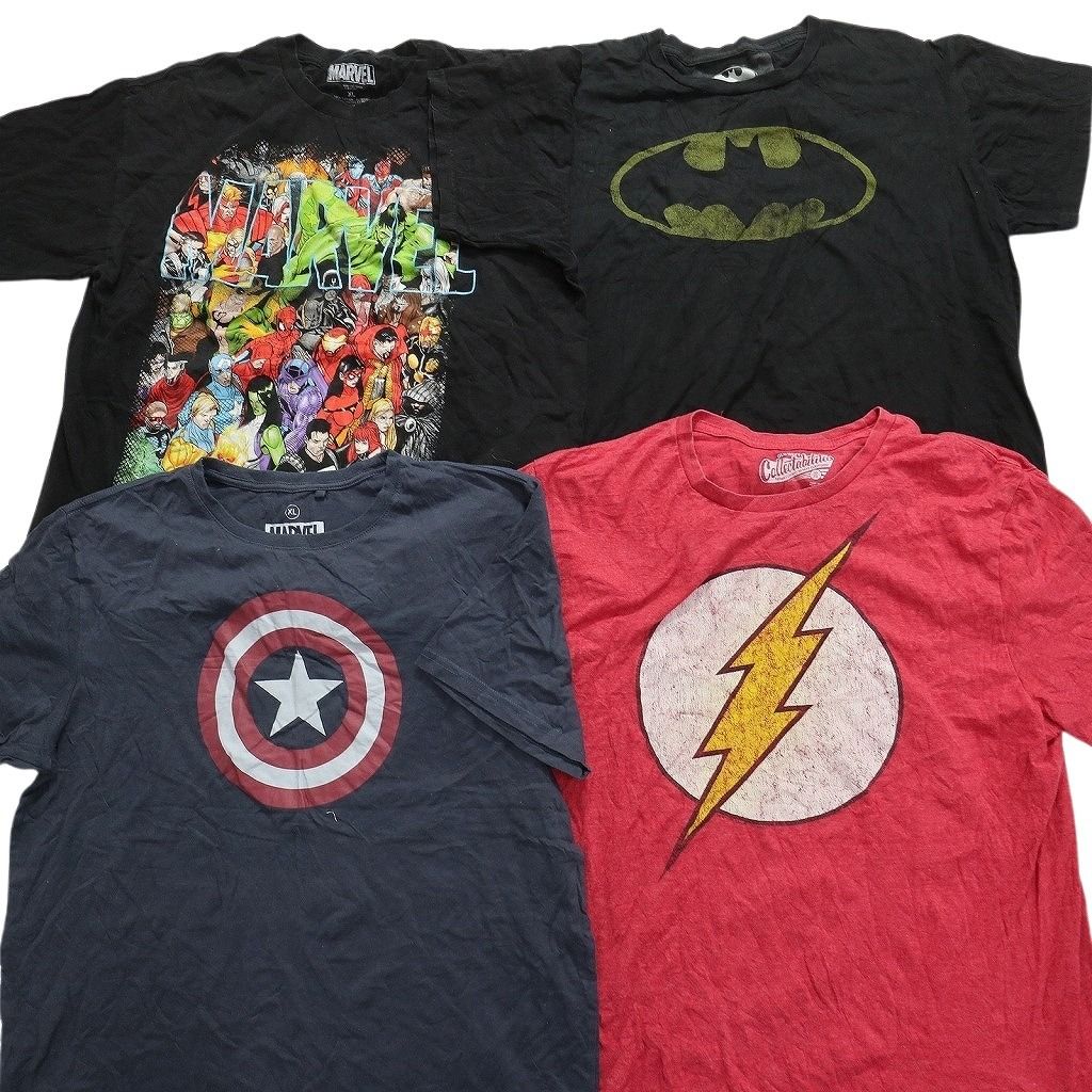 マーベル　DC まとめうり 古着卸 まとめ売り マーベル DCコミック 半袖Tシャツ 16枚セット