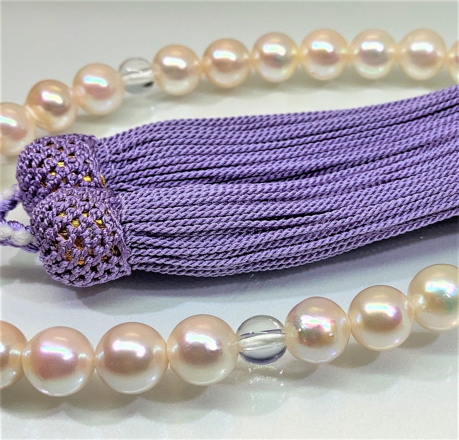 あこや真珠 数珠 念珠 大珠 全宗派使用可能 保証&手引き付き - メルカリ