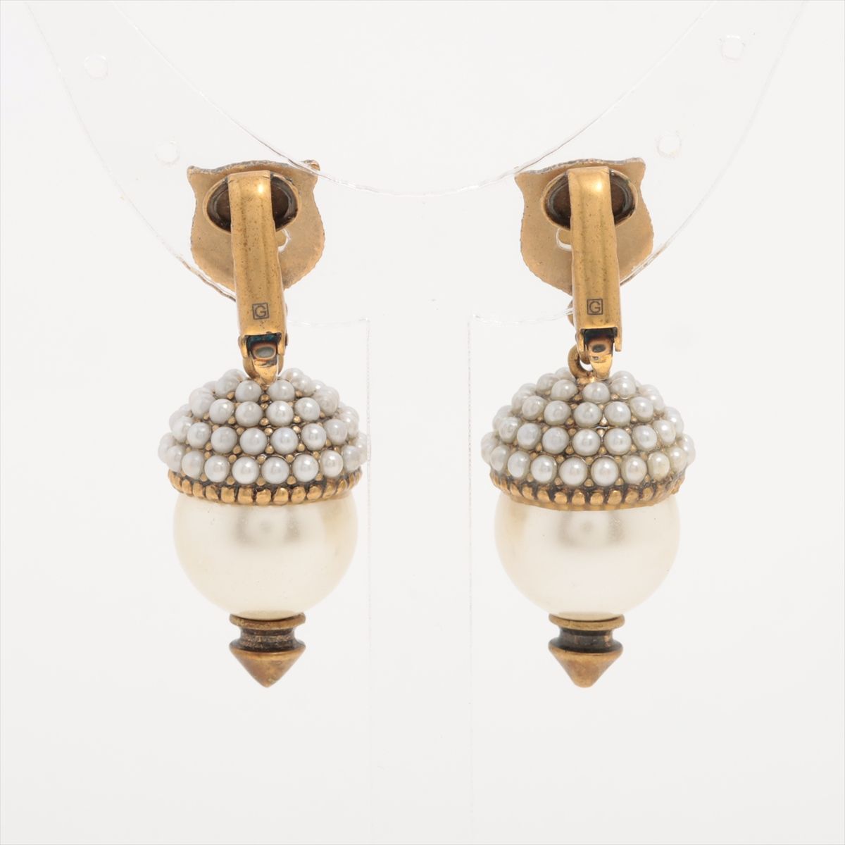 GUCCI グッチ タイガーヘッド イヤリング （両耳用）GP × フェイク