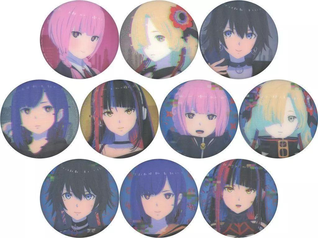 バッジ・ピンズ 全10種セット チェンジング缶バッジ 「神椿市建設中。」