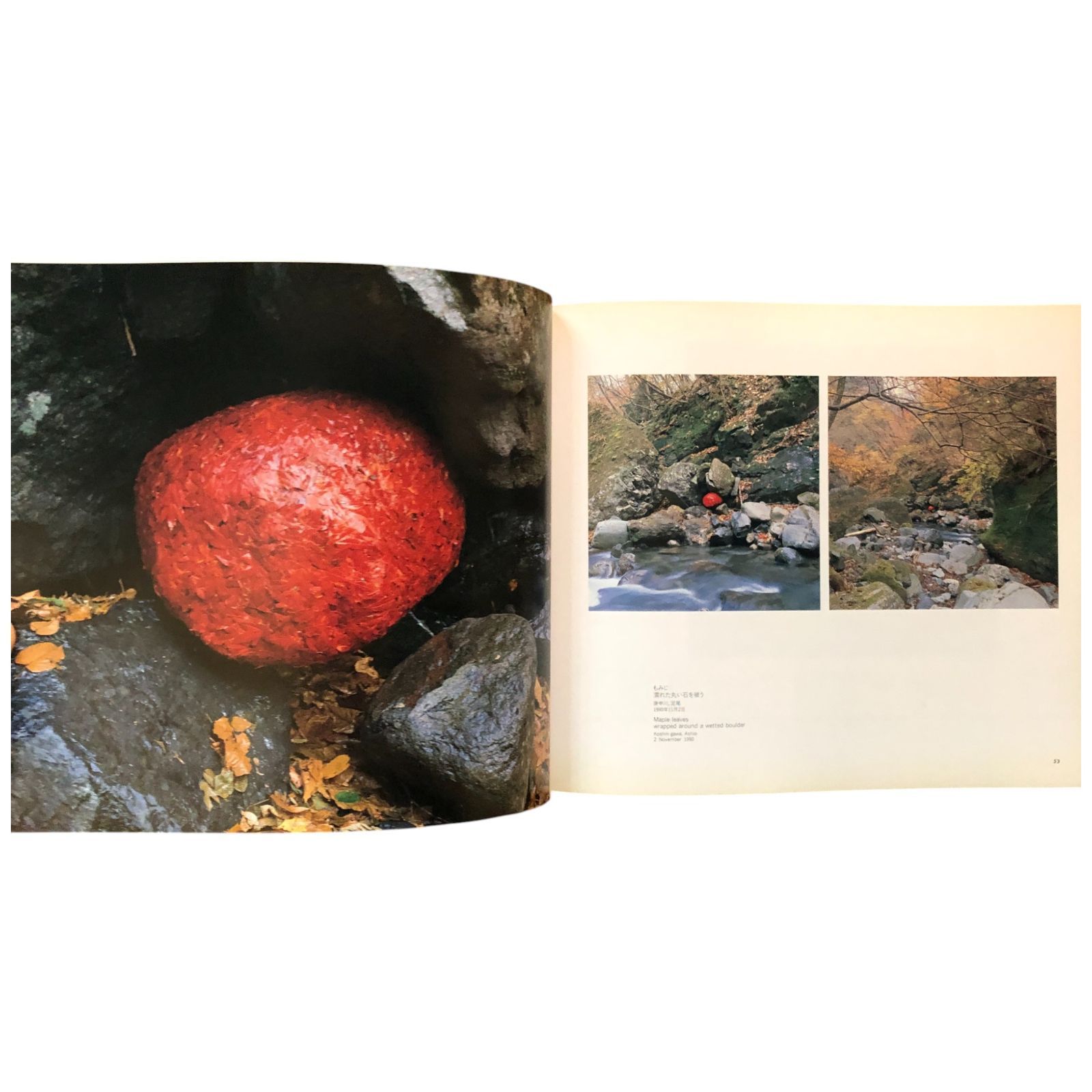 STONE Andy Goldsworthy/アンディ・ゴールズワージー 作品集 ANDY GOLDSWORTHY A Collaboration with Nature アンディ