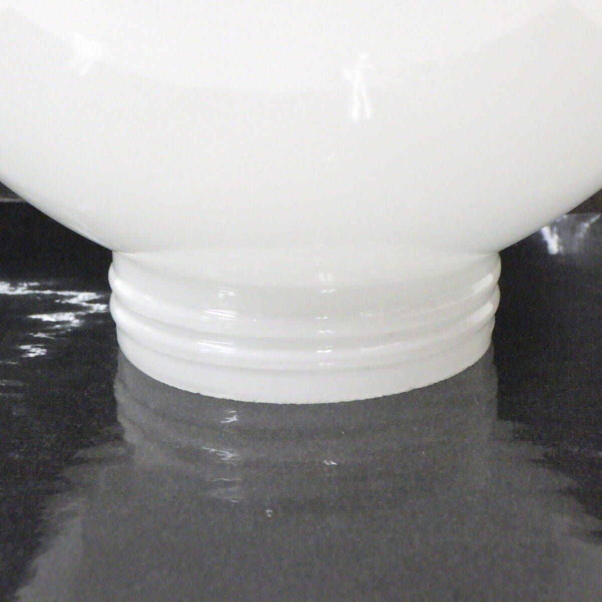 昭和レトロ 乳白色 シェード アンティーク 約23cm ミルクガラス