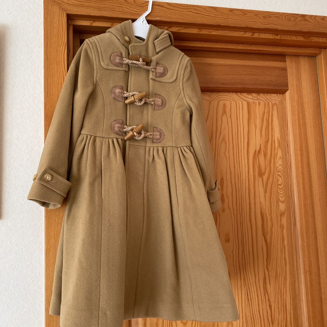 免税品購入 ラルフローレン コート ベージュ〜茶 100 - キッズ服