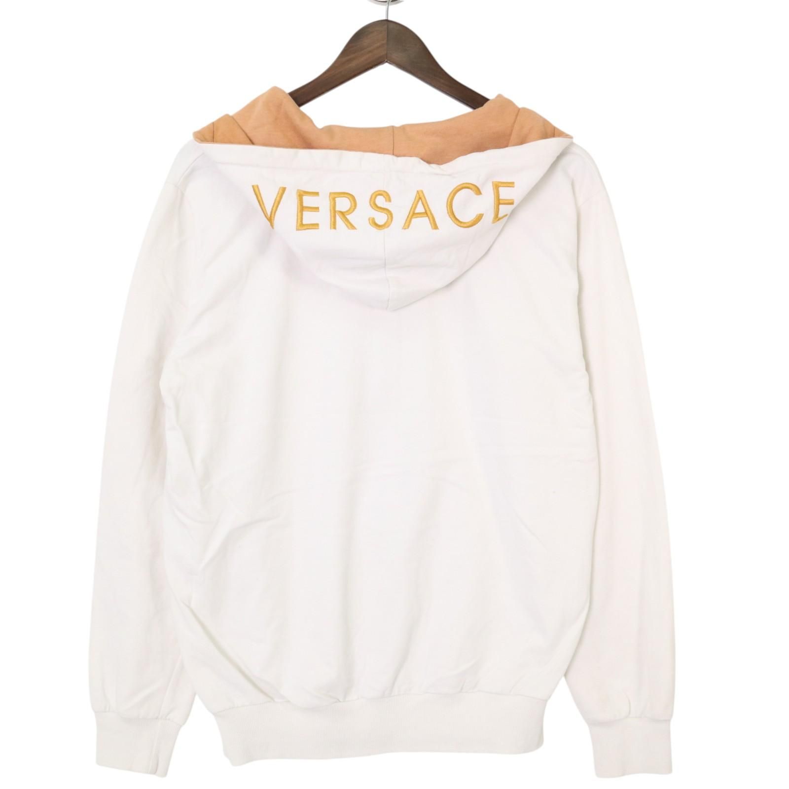 versace 刺繍ロゴ パーカー 入手困難✨ ヴェルサーチ パーカー