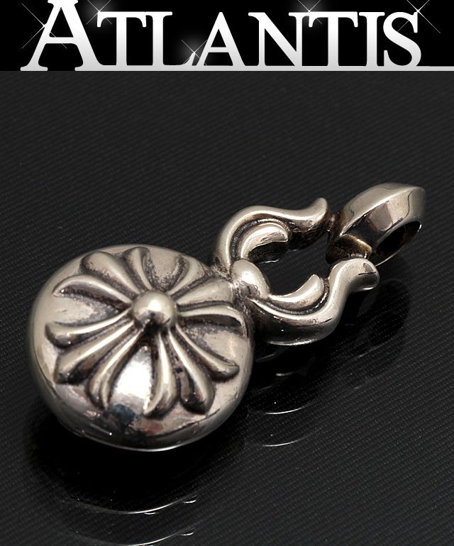 CHROME HEARTS 銀座店 クロムハーツ ラージクロスボール ペンダント チャーム シルバー SV925 98816