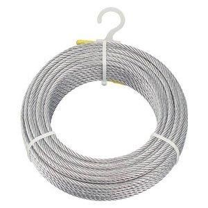 TRUSCO トラスコ メッキ付ワイヤロープ Φ9mmX50m CWM9S50