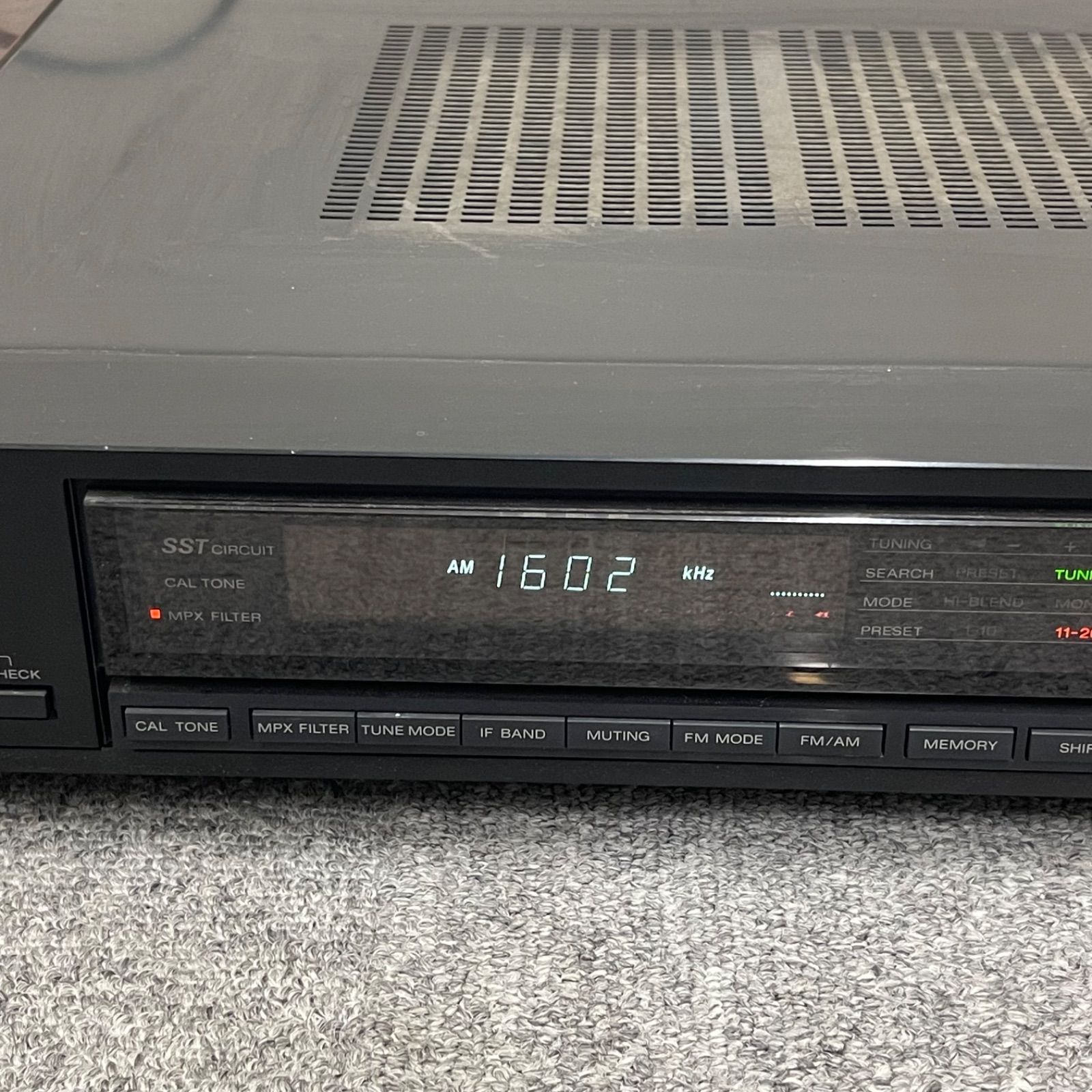 ジャンク SONY ソニー FM AM チューナー ST-S333ESXⅡ ジャンク SONY ソニー FM AM チューナー ST-S333ESXⅡ NPA】ジャンク