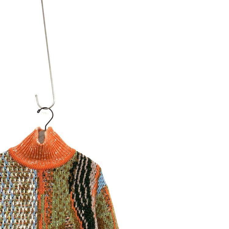 未使用品 サイズ1 マメクロゴウチ Autumn Knitted Dress 四季