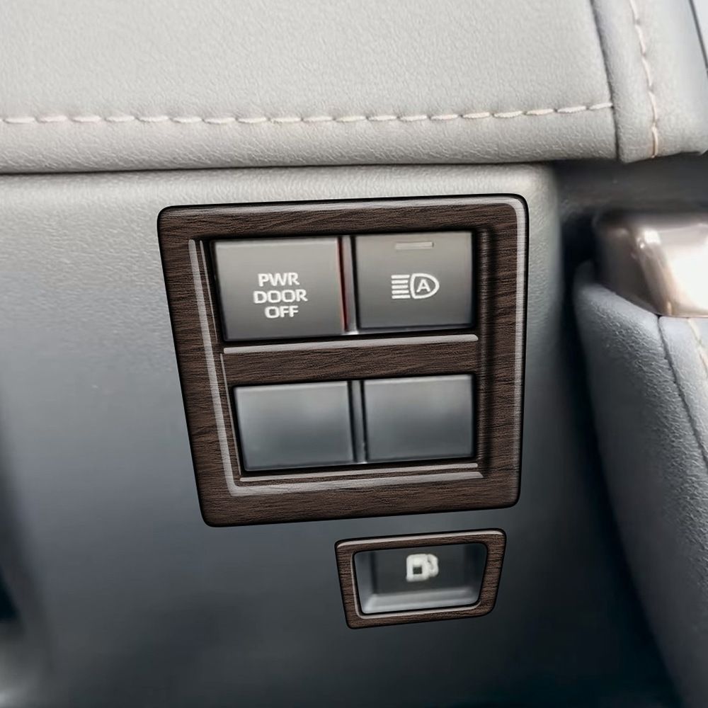 トヨタ ALPHARD|VELLFIRE 40系 2025年式対応 運転席マルチスイッチパネルカバー 2枚セット 内装パーツLYX今週注目