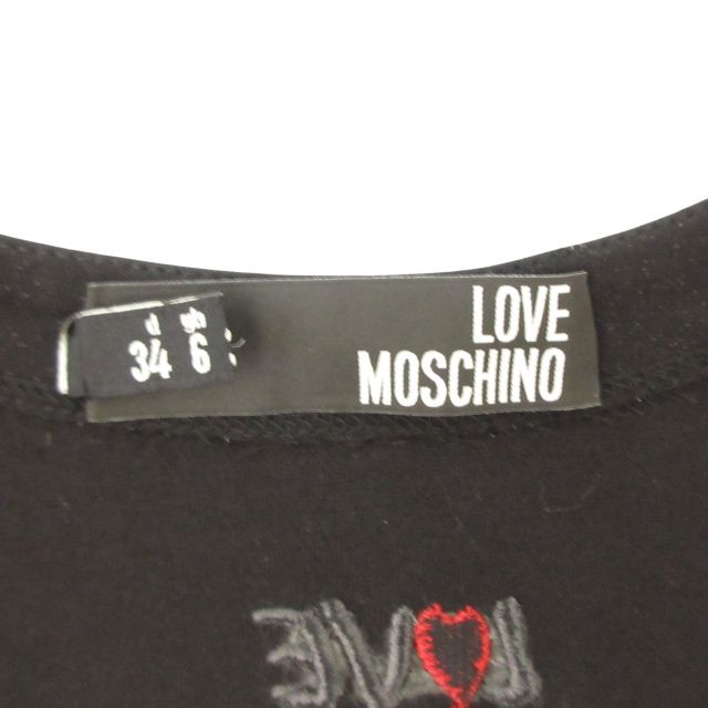 ラブモスキーノ LOVE MOSCHINO ワンピース 長袖 膝丈 ロゴ USA2