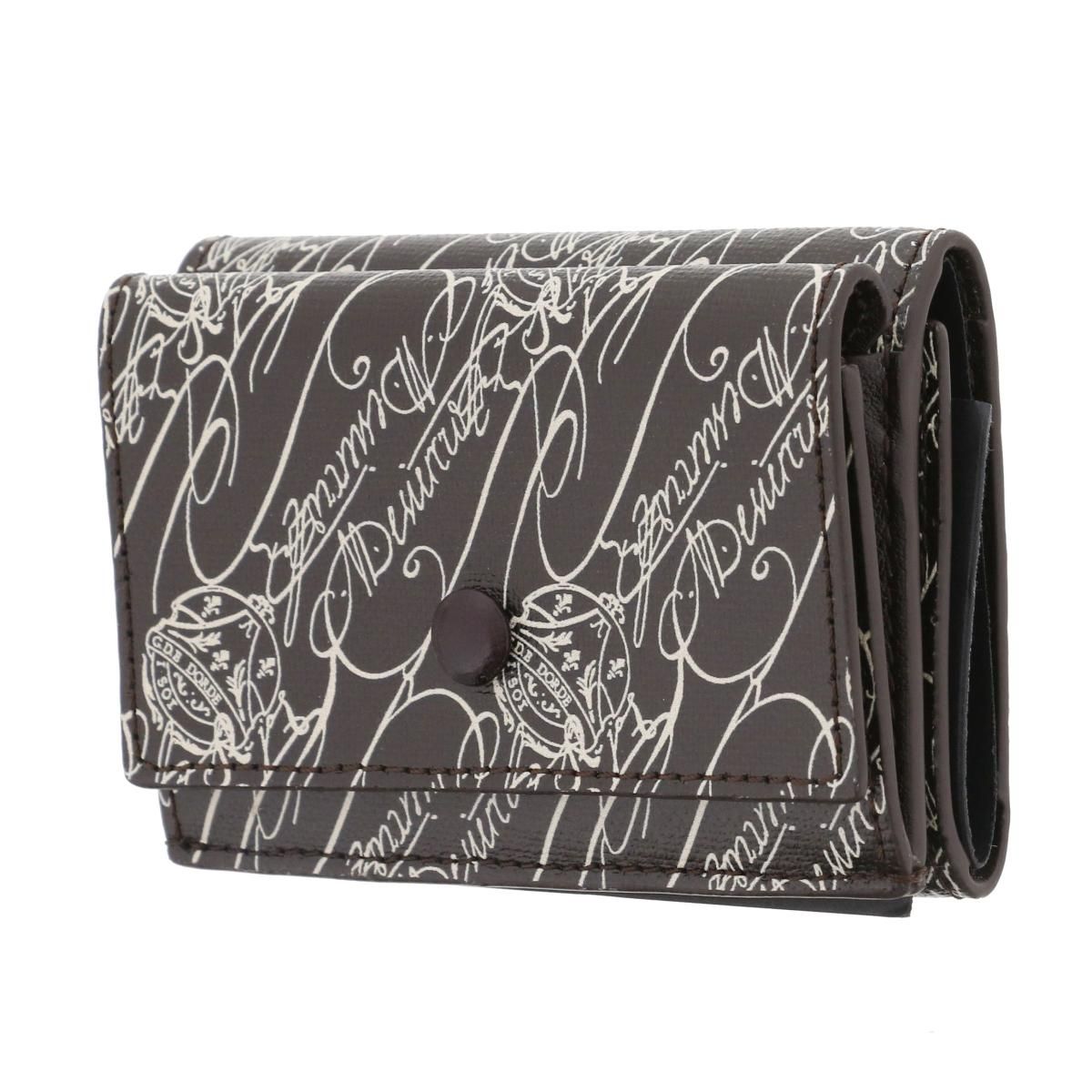 美品】 Berluti （ﾍﾞﾙﾙｯﾃｨ） ｱｶｼﾞｭｰ ﾄﾜﾙ ﾏﾙﾌﾞﾌ ｳｫﾚｯﾄ 財布 三