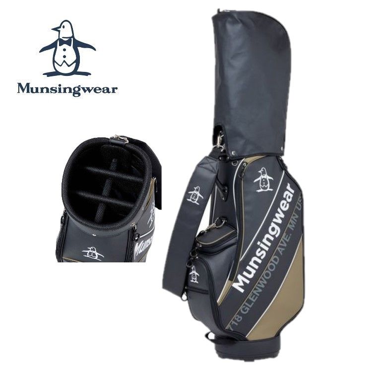 定価97,900円 マンシングウェア GOLF 牛革 レザーボストンバッグ