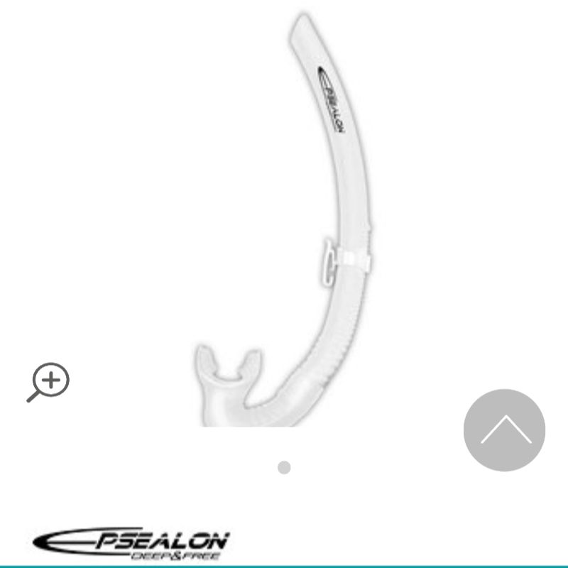 Epsealon 水中ゴール ホワイト シュノーケルセット 魚突き