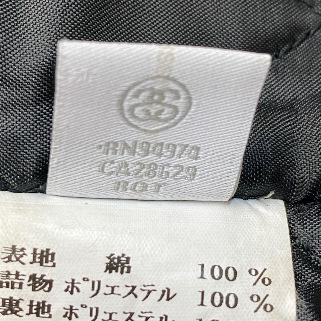 STUSSY フロントジップチェックブルゾン サイズL - メルカリ