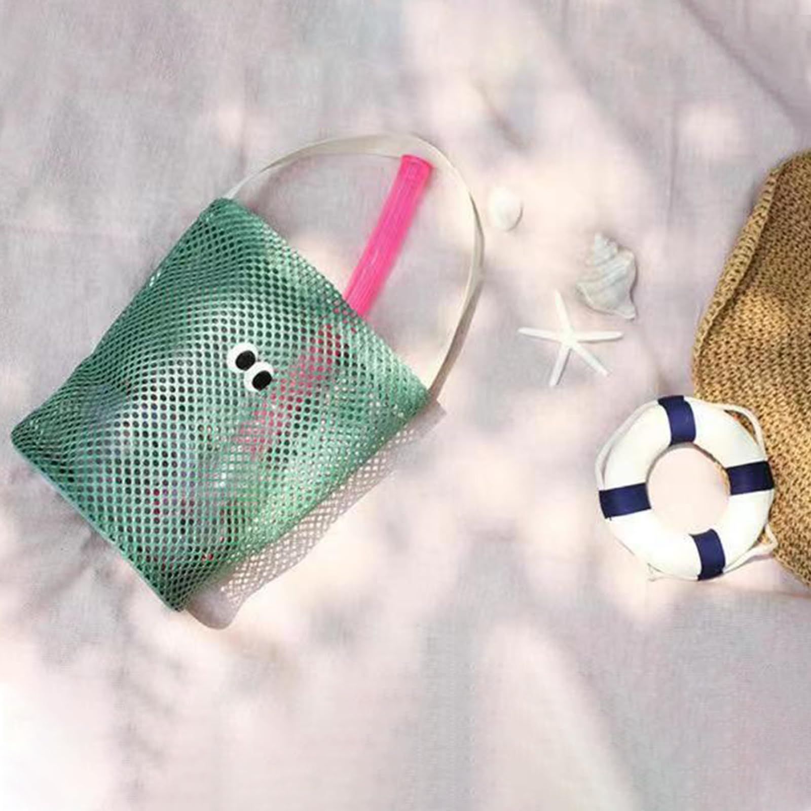 まもなく終了 手提げカバン 収納袋 18 26 ビーチ 水泳 ジム スパ 温泉 旅行 運び簡単 シンプルでおしゃれ 折り畳み 収納力 メッシュ 大容量 軽量 ビーチバッグ