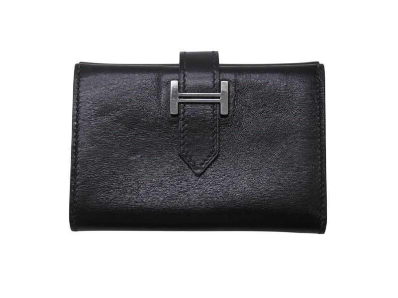 HERMES エルメス べアンミニ カードケース 名刺入れ ボックスカーフ  