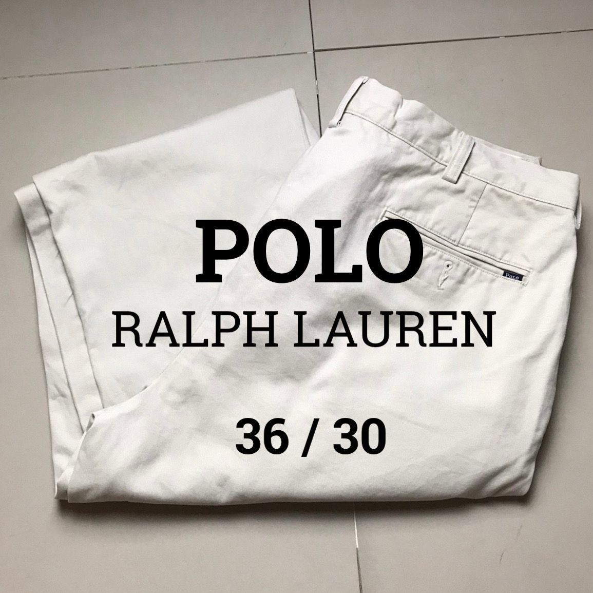 CN43【POLO RALPH LAUREN☆チノパン】36/30 古着 ポロチノ パンツ ポロ