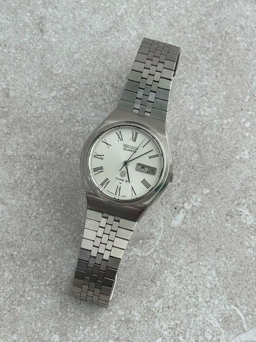 70s ヴィンテージ SEIKO セイコー タイプ II クォーツ ローマンインデックス