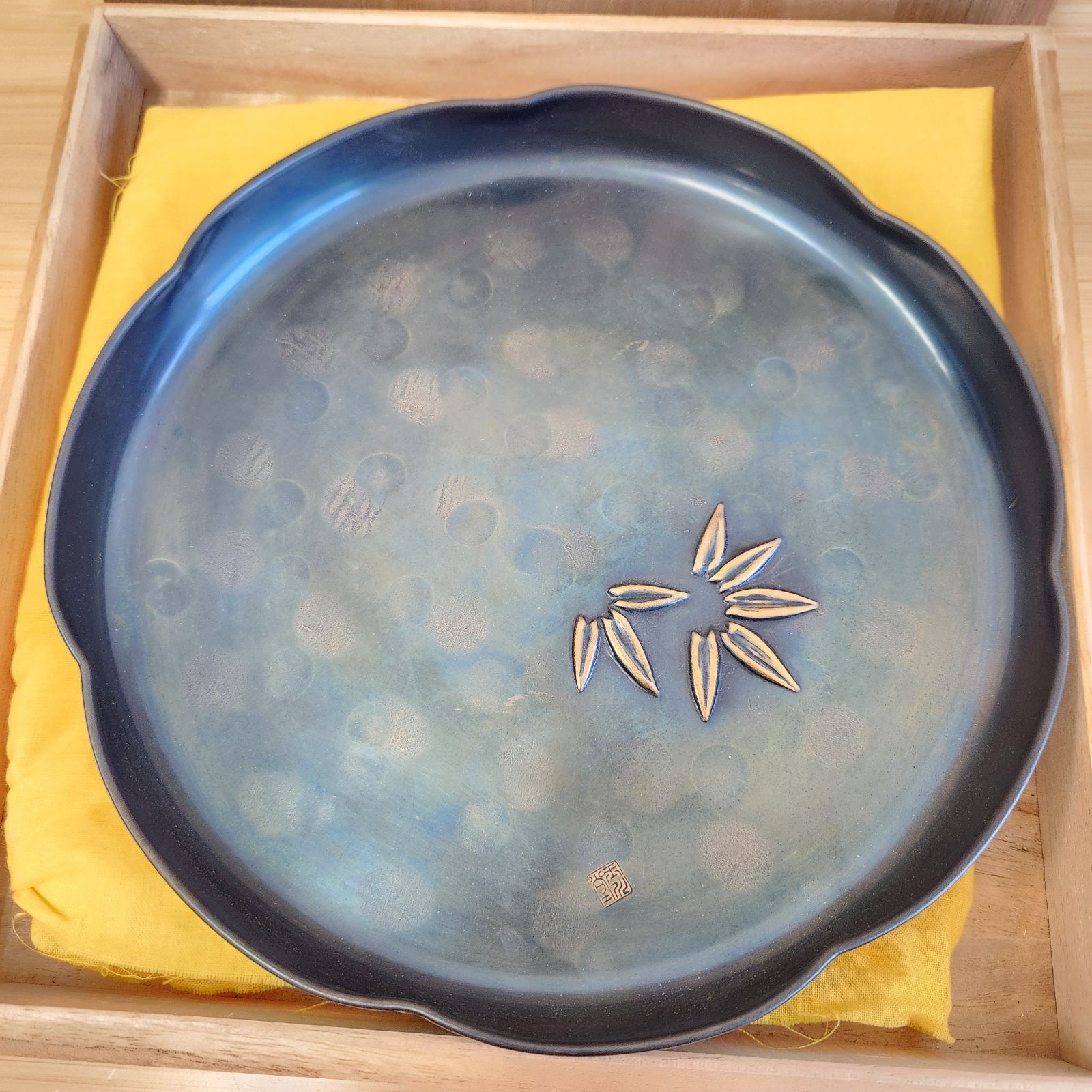 極美品】玉川堂 菓子器 2枚セット 鎚起銅器 - メルカリ