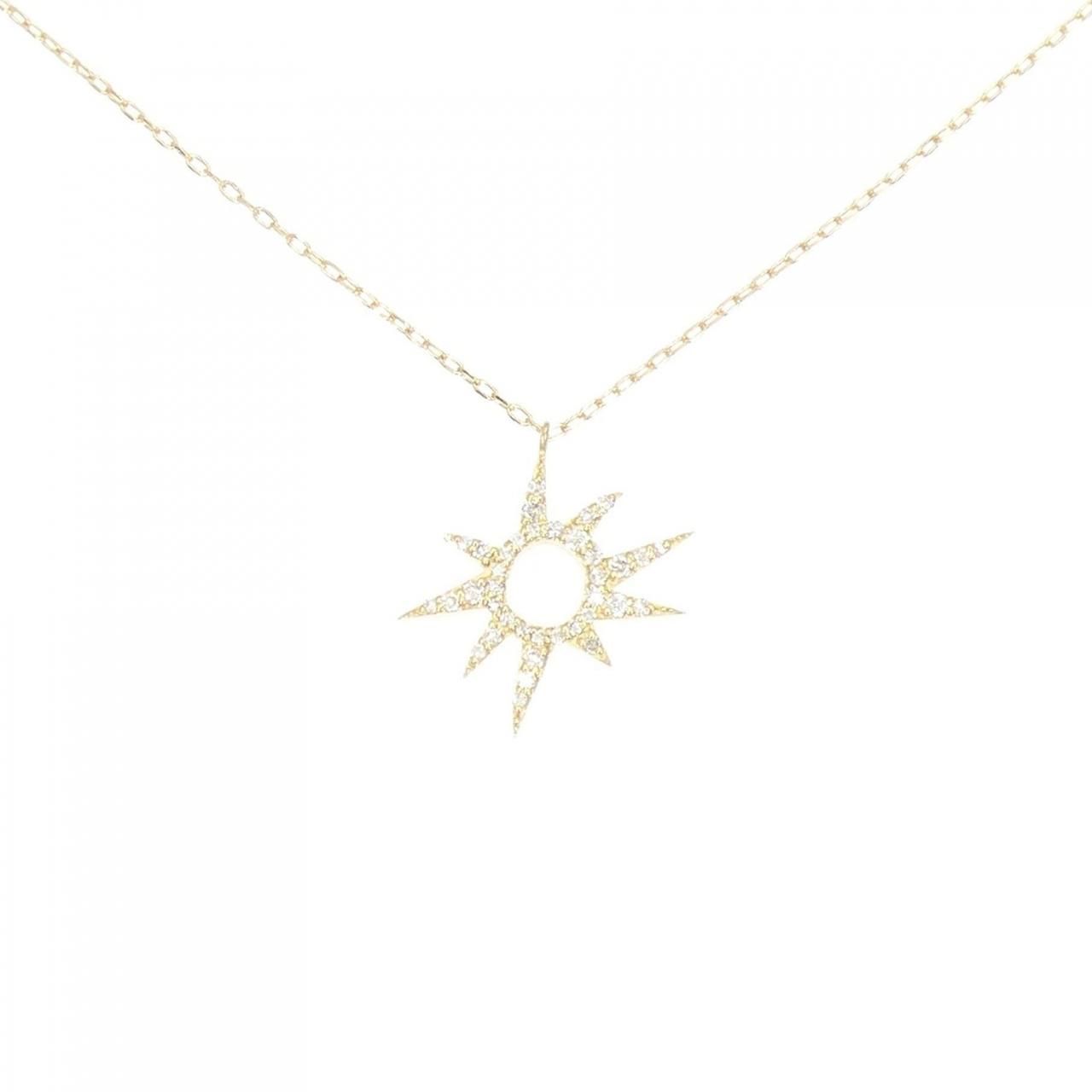 K18YG ダイヤモンド ネックレス 0.22CT 【公式通販】