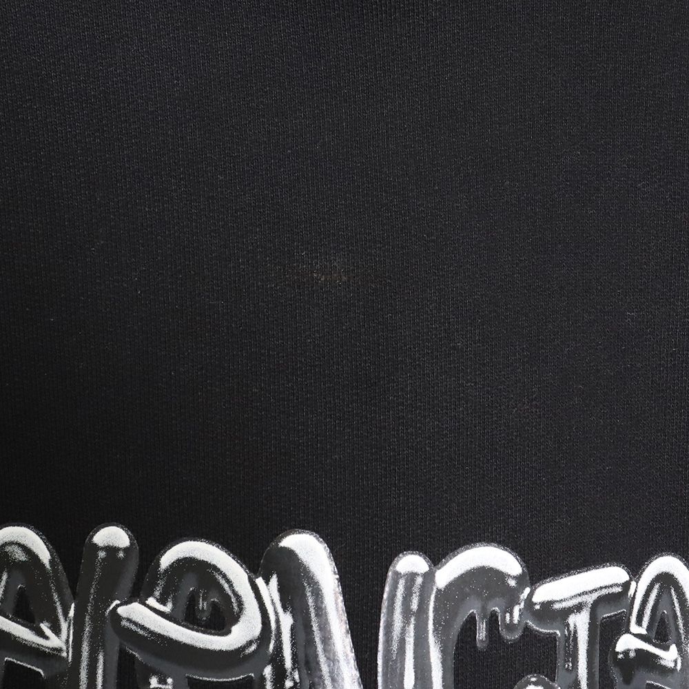 BALENCIAGA ロゴデザインヘビーフリースパーカー 3 - メルカリ