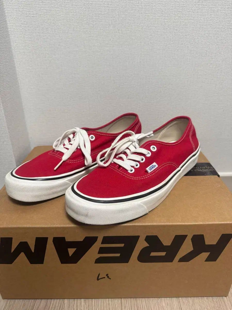 Vans オーセンティック アナハイム25.5 レッド/バンズ　US7.5 VANS バンズ メンズ レディース スニーカー オーセンティック