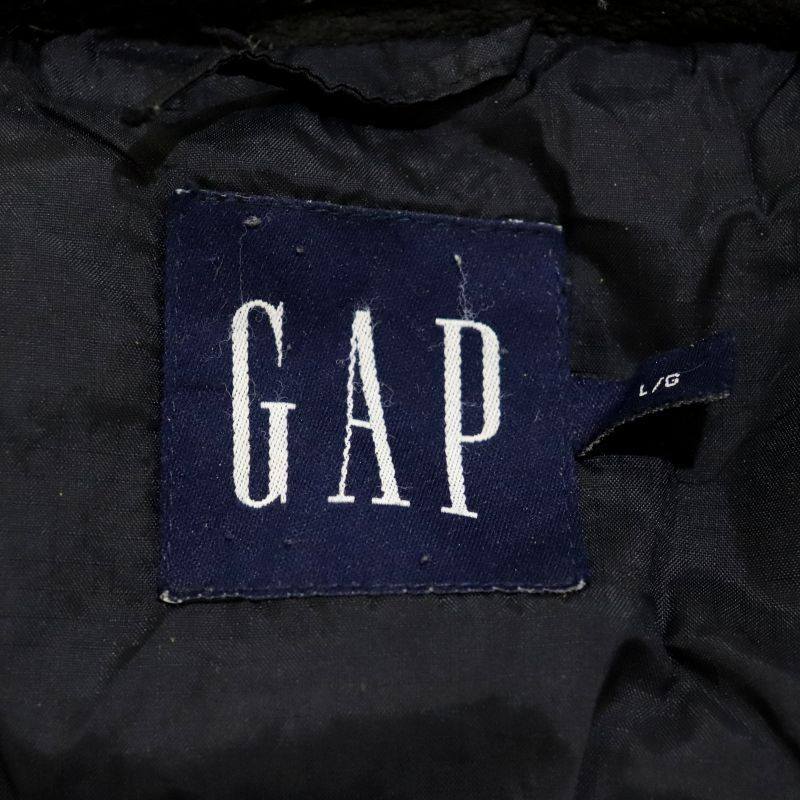 00s GAP ダブルジップ  ダウンジャケット メンズ 表記Lサイズ