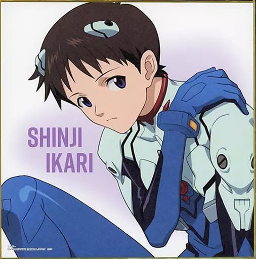 エヴァンゲリオン 碇シンジ　色紙 エヴァンゲリオン 碇シンジ色紙