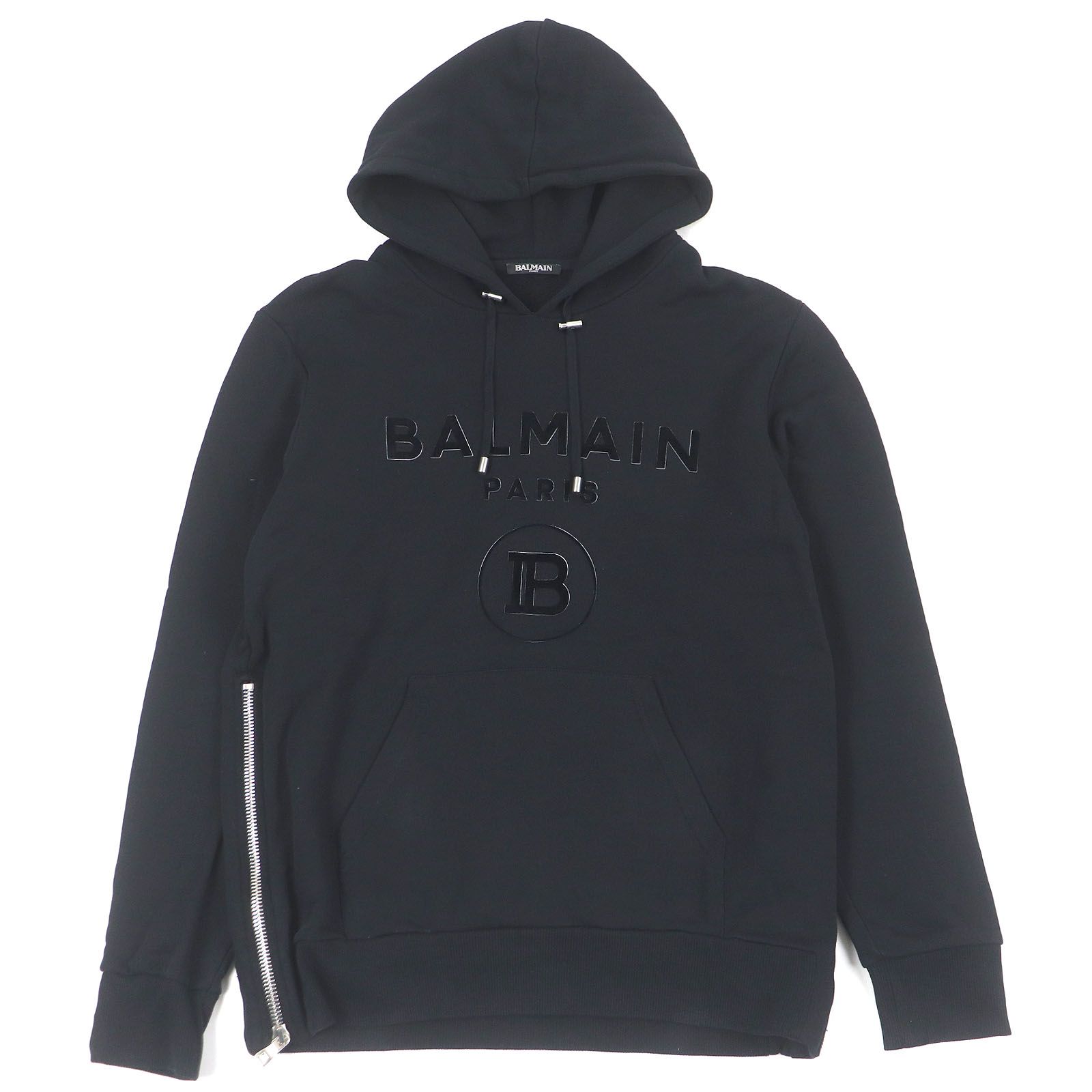 け*号様 BALMAIN (バルマン) サイドジップロゴフーディ セール 楽天