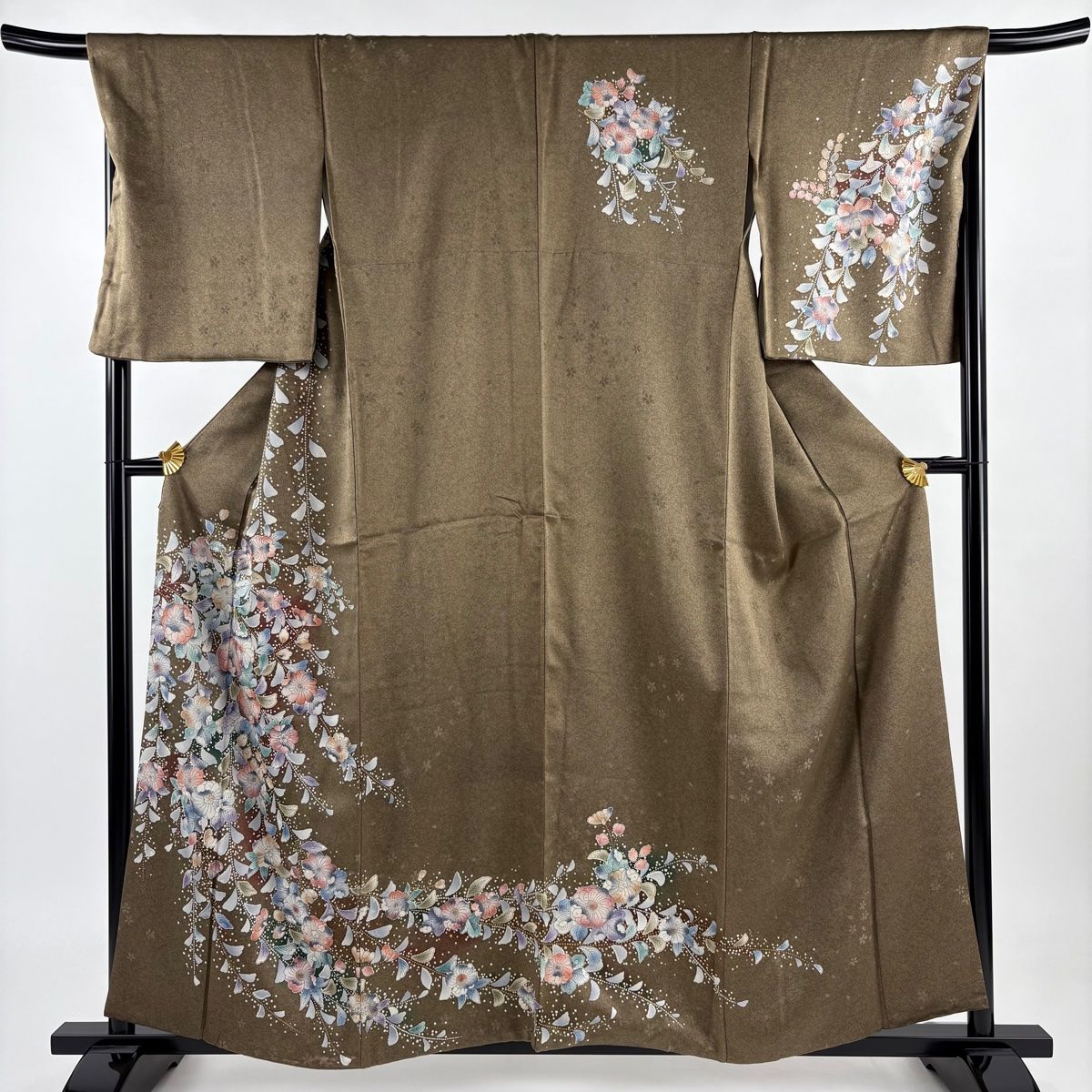 訪問着 辻が花 暈し染め 袋帯セット 訪問着 辻ヶ花 袷 金彩 暈