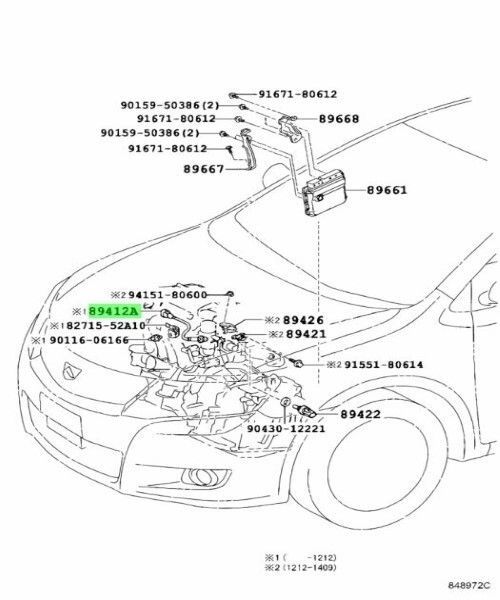 トヨタ 純正 カローラ シエンタ E.G.R. ガス テンパラチャ センサ Sensor E.G.R Gas Temperature 89412-35020 TOYOTA LEXUS Genuine