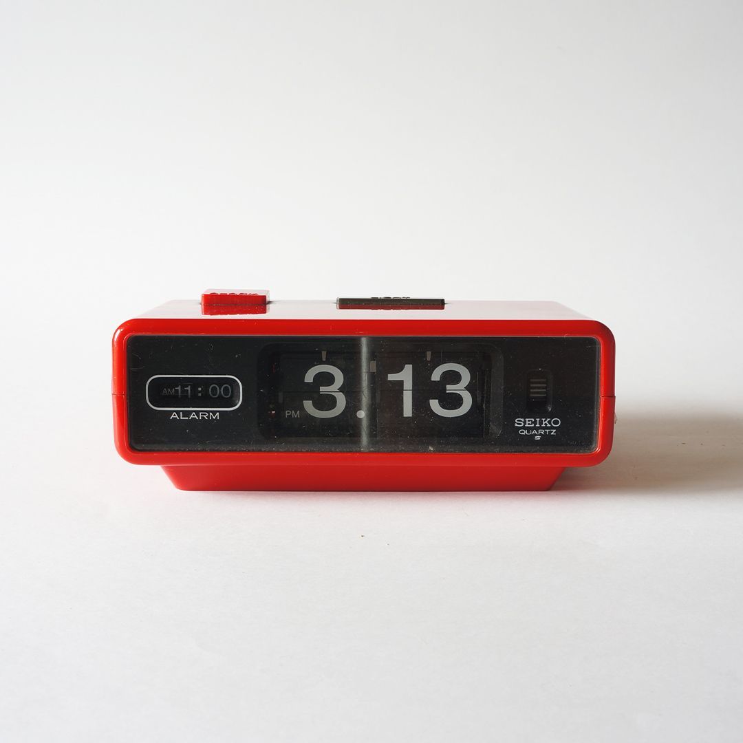 パタパタ時計 ★SEIKO QUARTZ 稼働品 QN 407R セイコー SEIKO QUARTZ QN 407R パタパタ時計 レトロ 時計