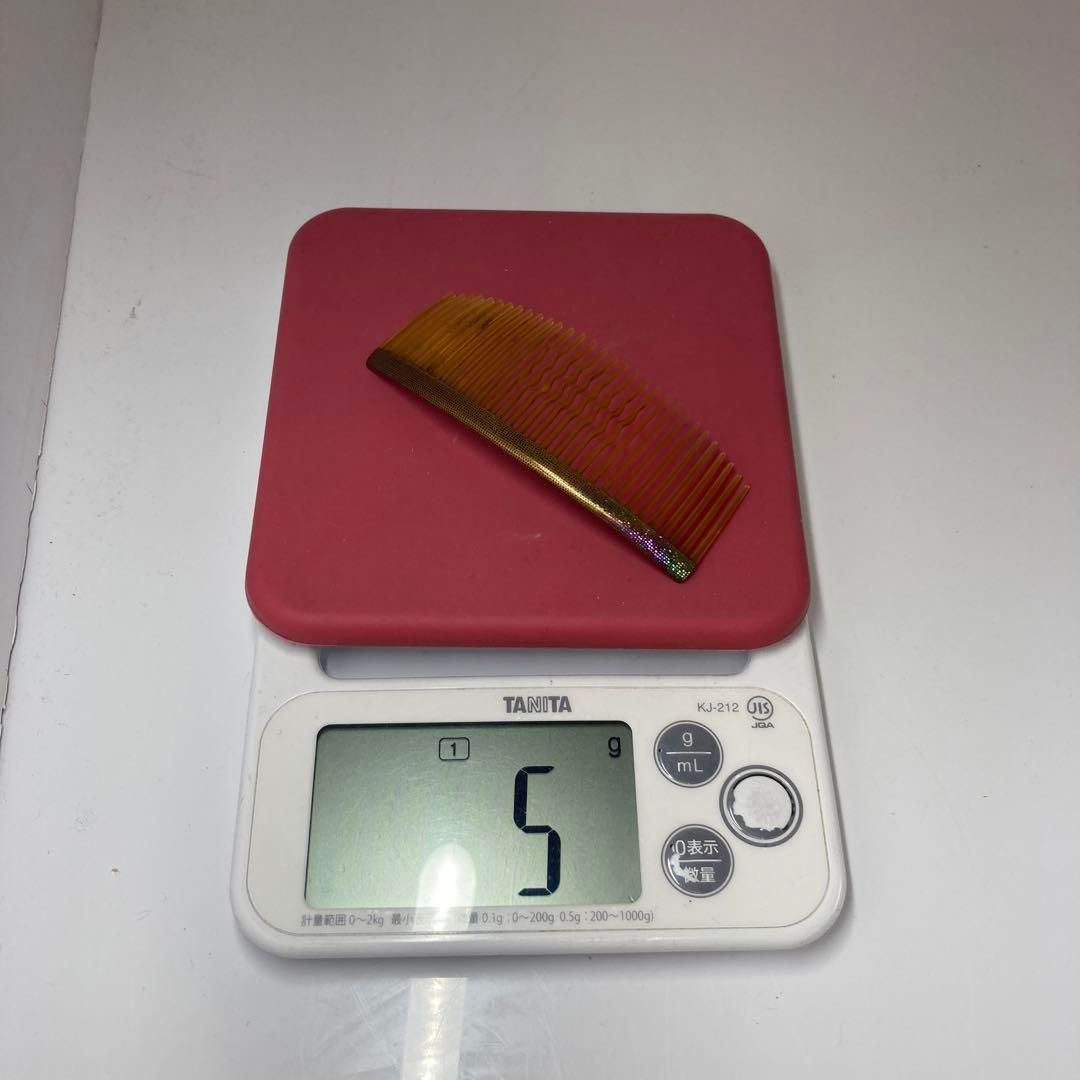 本白鼈甲 螺鈿細工 永光 在銘櫛 共箱 5g 東Y5-0731 トヒコ DECORATOM_COM_BR