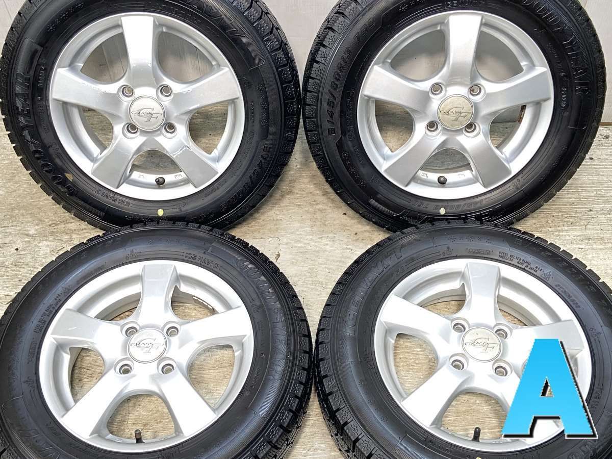 145/80R13 グッドイヤー アイスナビ 7 GRASS CF 13x4.0 42 100-4