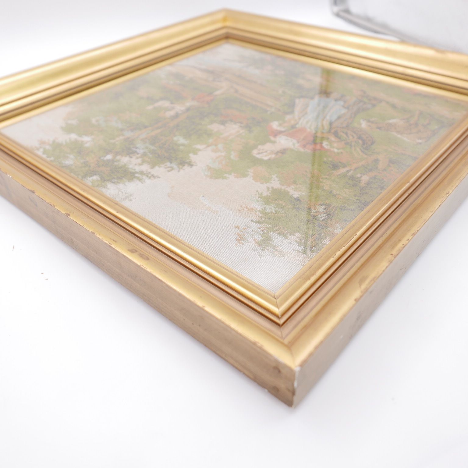 ゴブラン織りタペストリー額入り 額入り ゴブラン織り 装飾額 タペストリー壁掛け 額縁