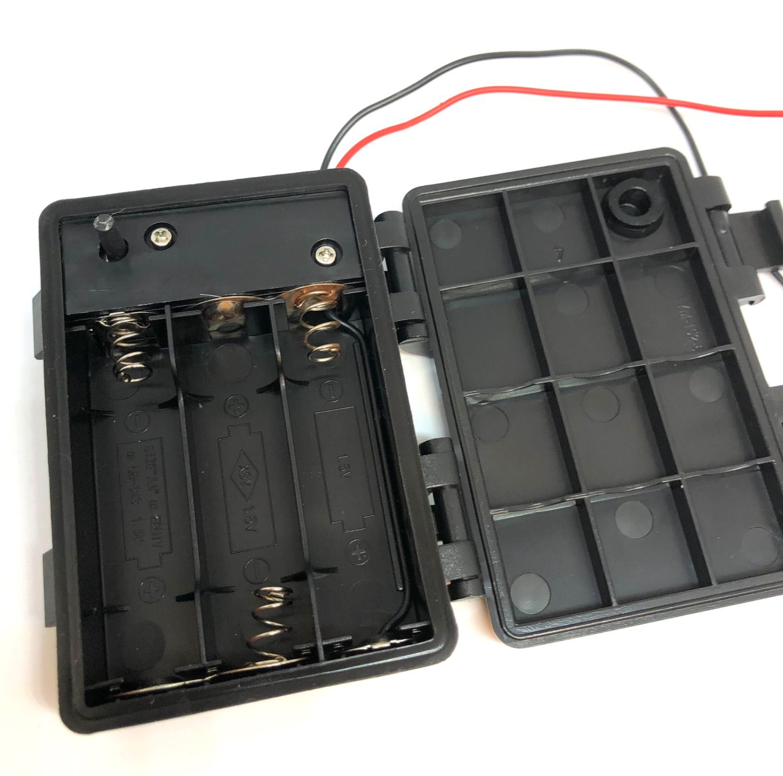 訳あり品 2個セット 防水 電池ボックス 単3 3本 4.5V バッテリーケース