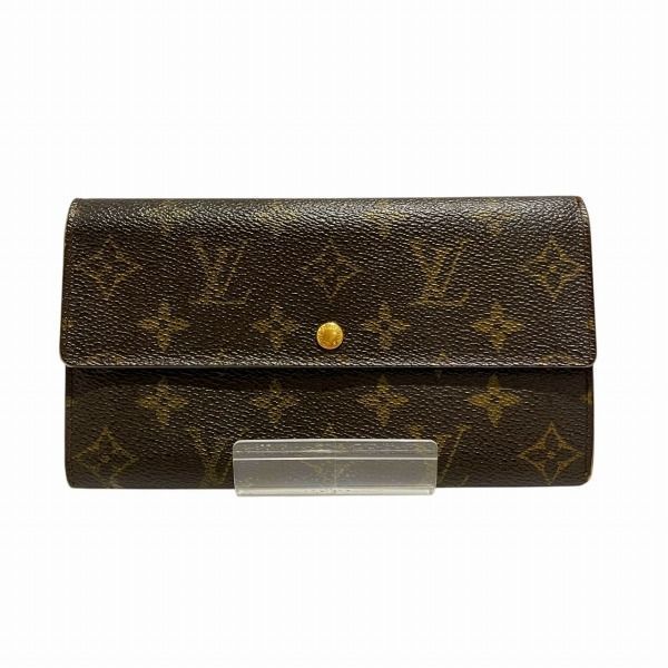 ルイヴィトン Louis Vuitton モノグラム ポシェット ポルトモネ クレディ M61725 長財布 ユニセックス