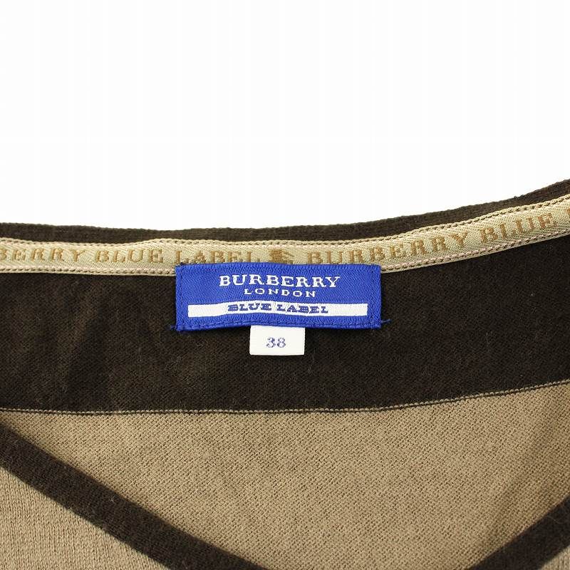年末のプロモーション特価！ バーバリーブルーレーベル ニット LABEL BLUE BURBERRY ワンピース