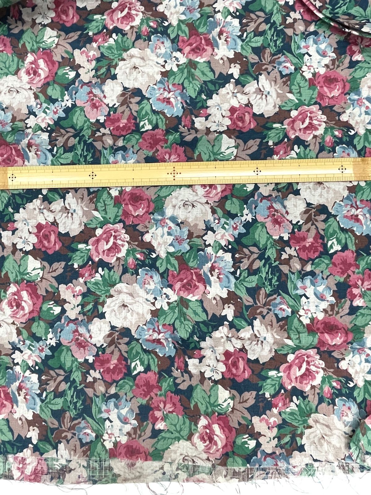 Y-1125 2.4m紺 こうの早苗さん YUWA廃番 麻花柄 - メルカリ