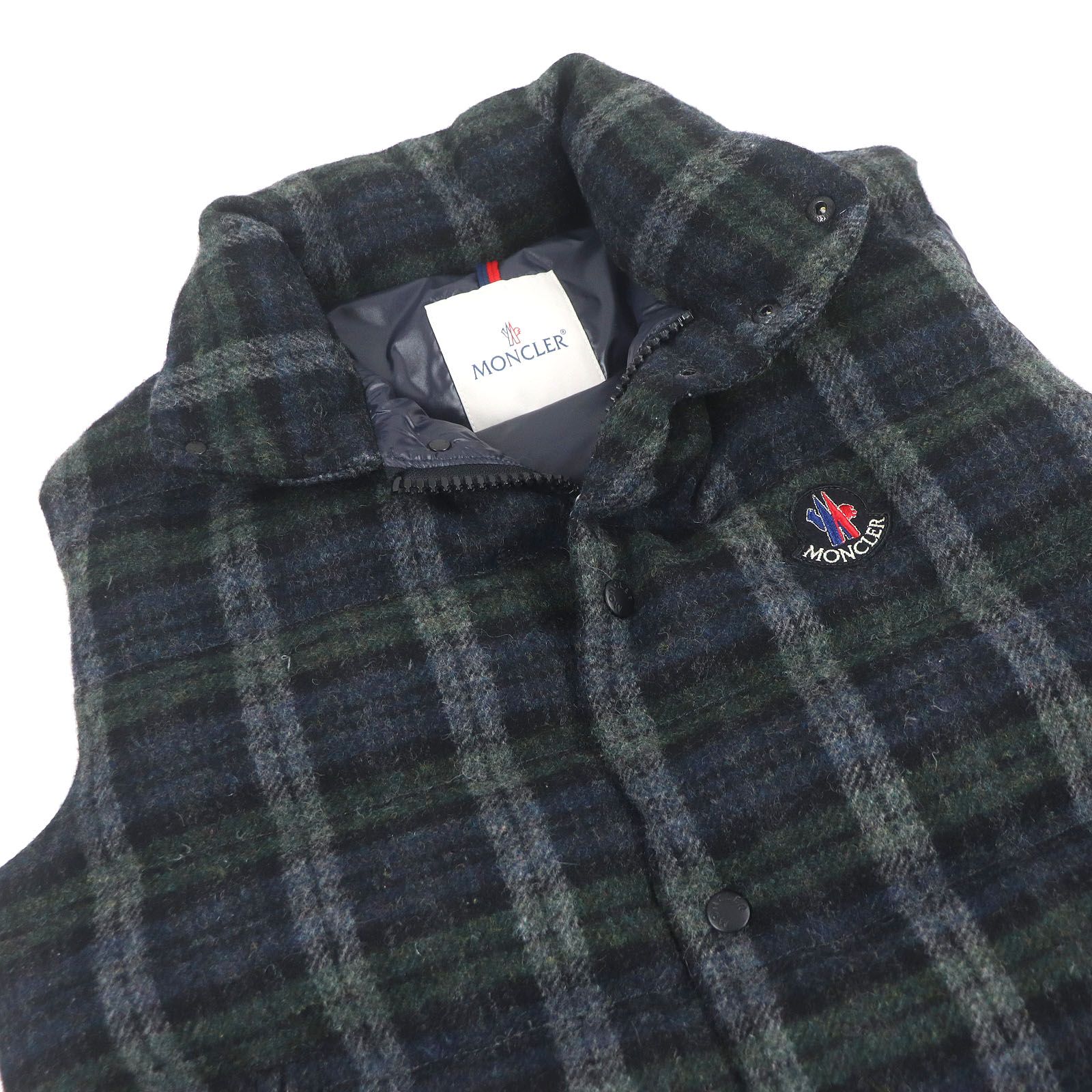 MONCLER - 本物 雑誌掲載モデル モンクレール チェック柄 ダウン