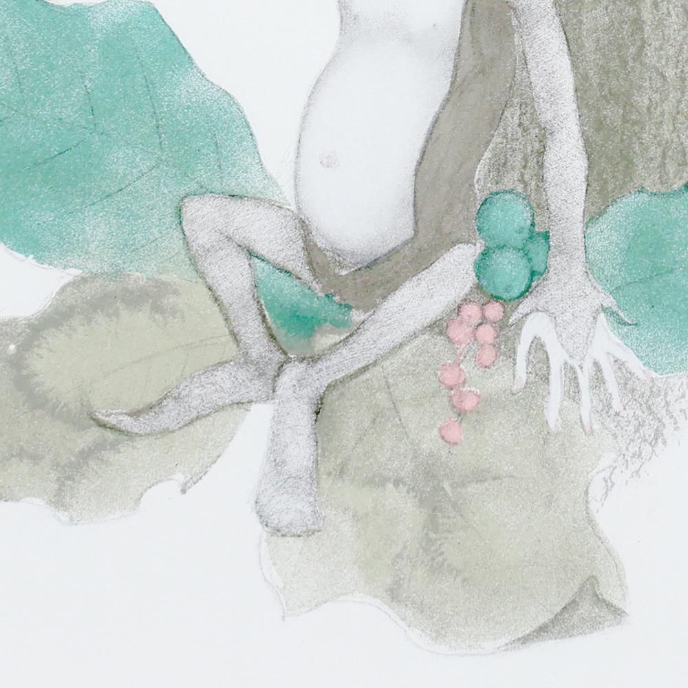 与勇輝　　リトグラフ 与勇輝 オリジナルリトグラフ 「小春」限定150部 作家サイン