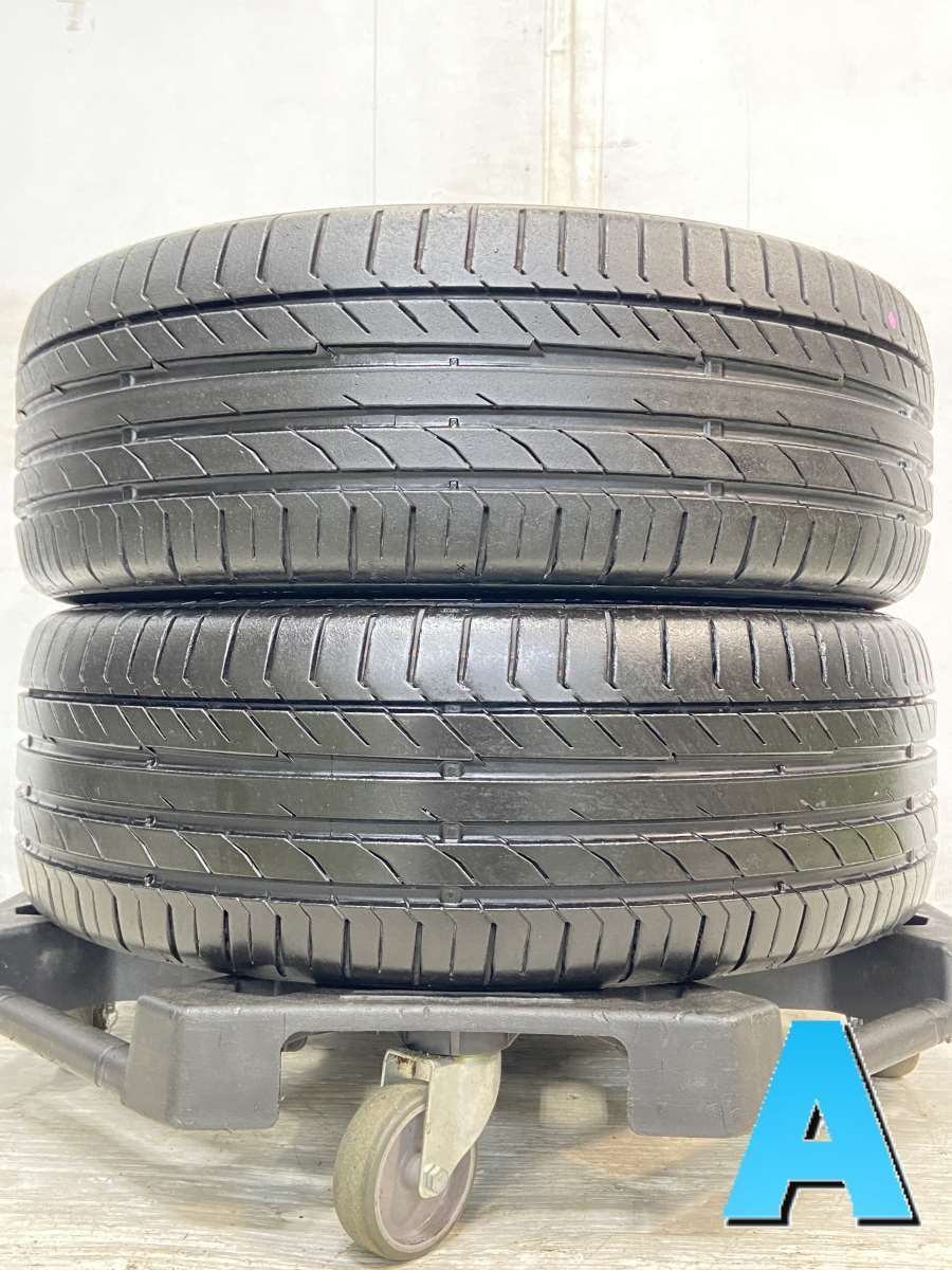 195/45R17  nコンチネンタル コンチスポーツコンタクト5 n中古タイヤ サマータイヤ 2本セットn s17240203023