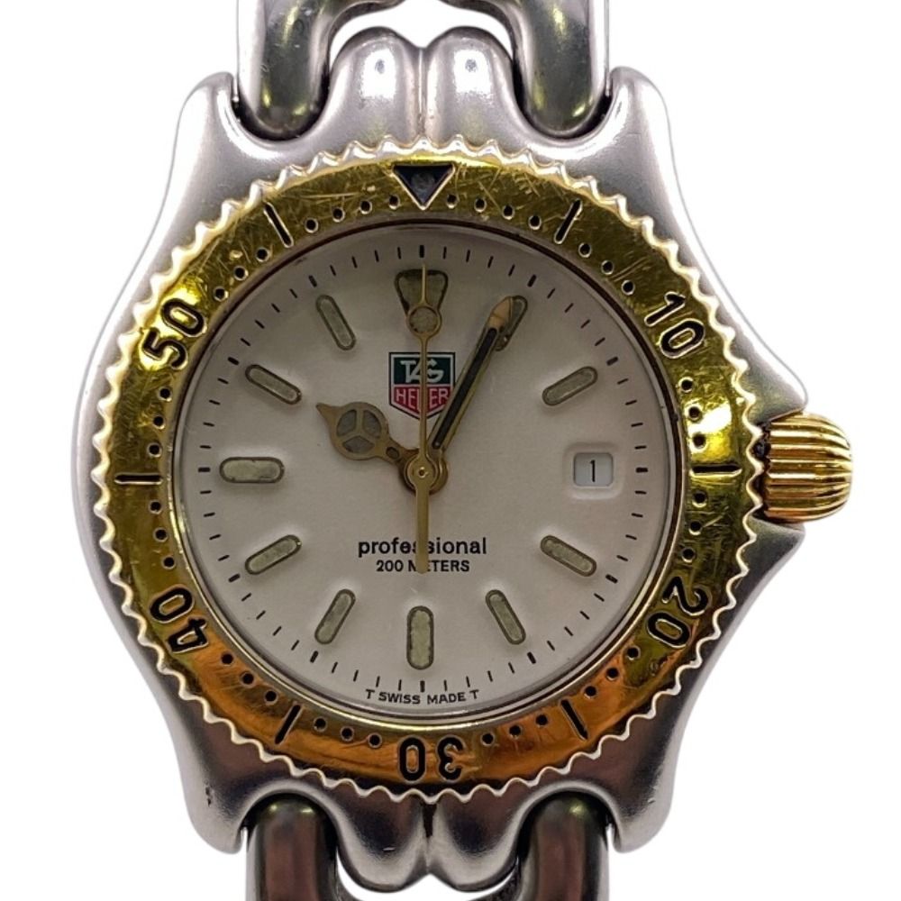 5%OFF フォロワークーポン TAG HEUER タグホイヤー s95.815 セルシリーズ プロフェッショナル 200M アナログクォーツ 腕時計 時計 ウォッチ ベルト かわいい ブランド アナログ デジタル シルバー レディース おすすめ 人気