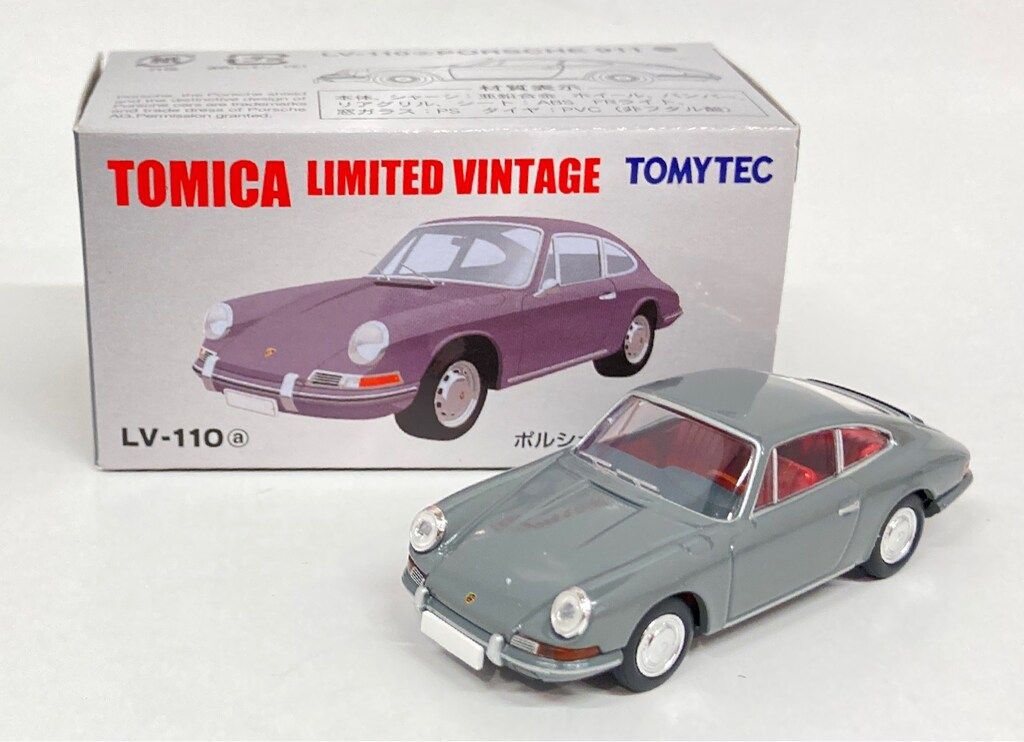 トミーテック TOMICA LIMITED VINTAGE ポルシェ911/グレー(1964年式