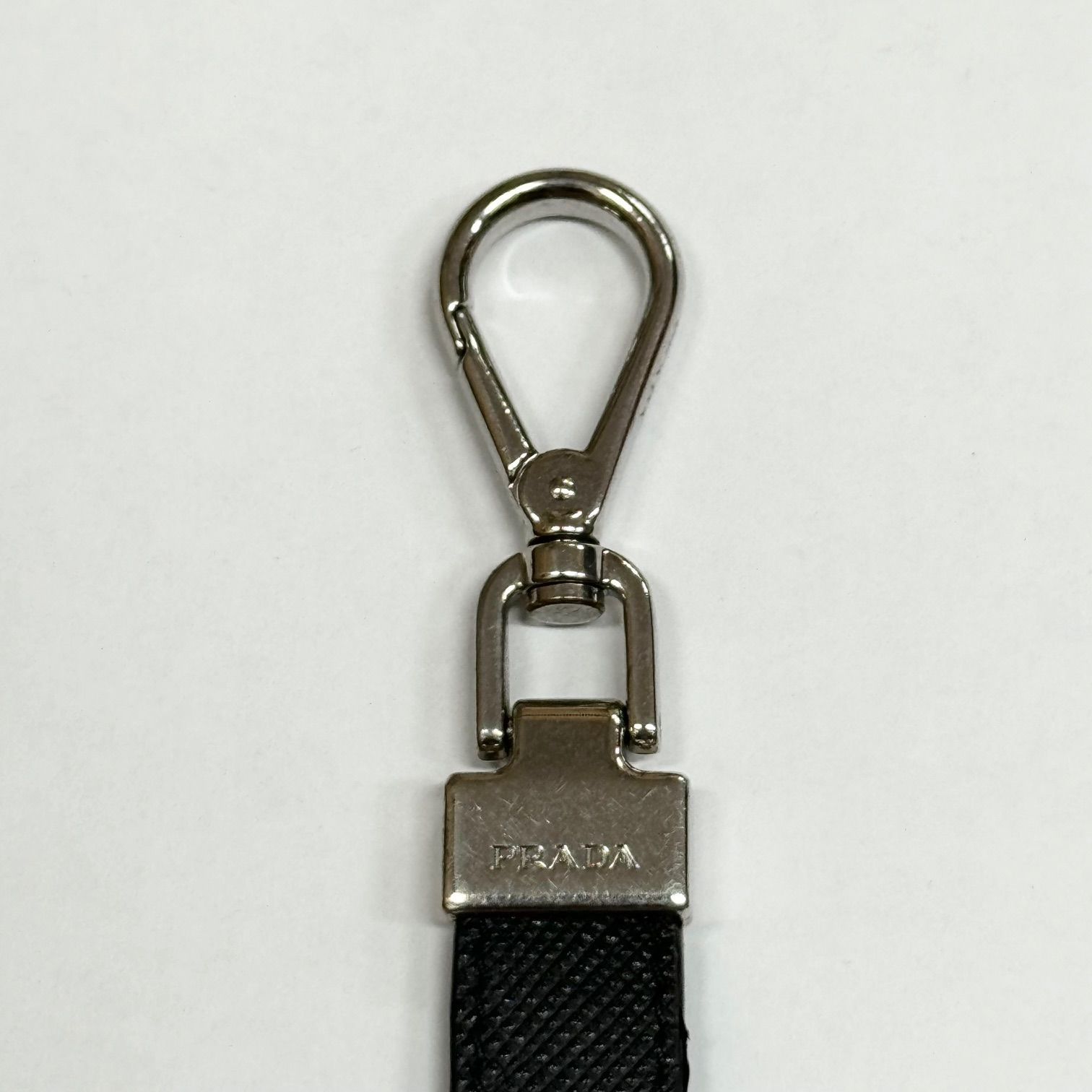PRADA プラダ　サフィアーノ　シルバー金具　キーホルダー　キーリング PRADA 【並行輸入品】 プラダ/PRADA キーホルダー メンズ