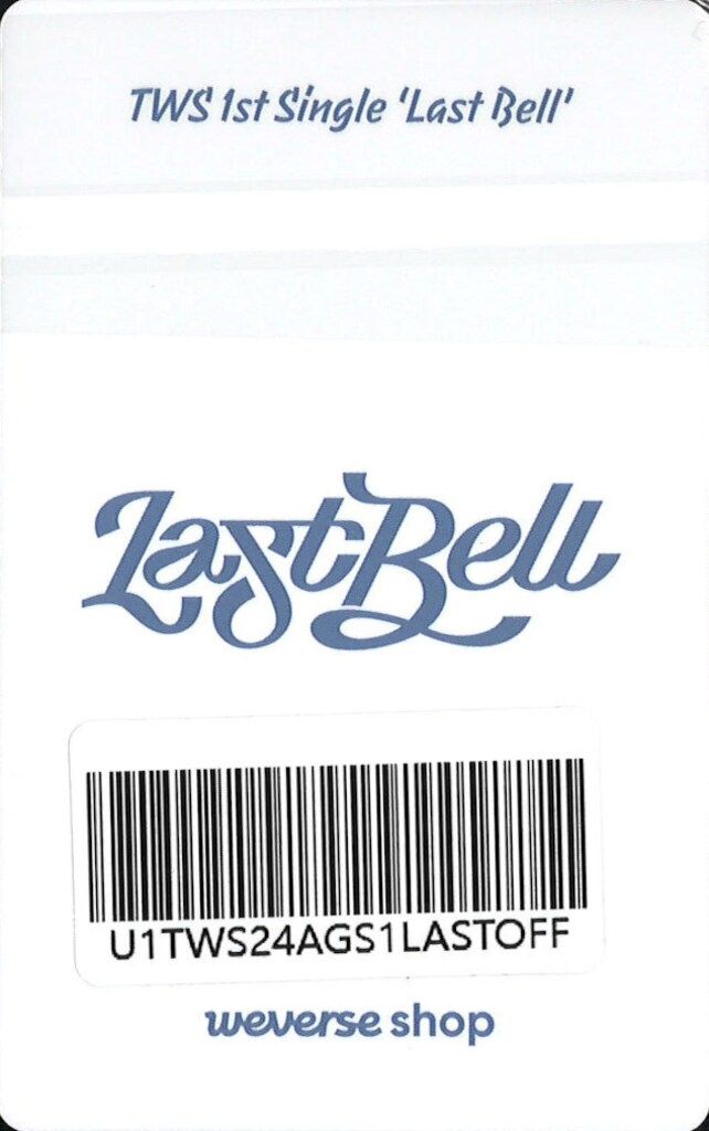 TWS HANJIN Last Bell Weverse Global トレーディングカード