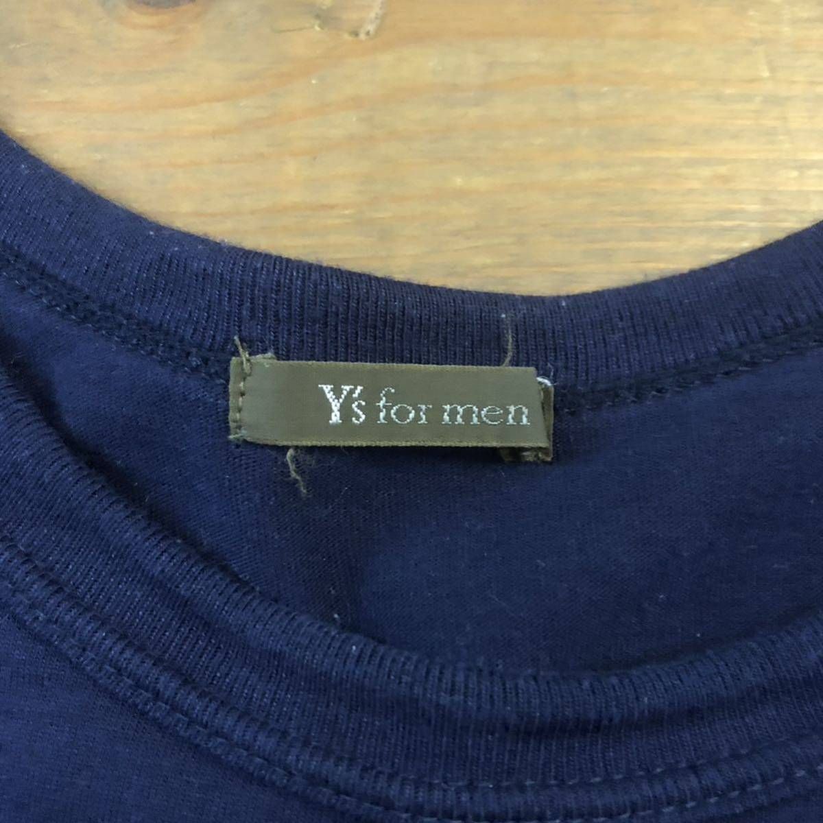 Y's for men ヨウジヤマモト ネイビー 長袖 カットソー フリー