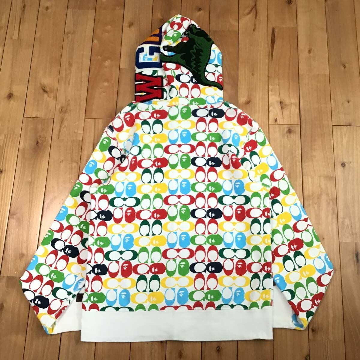 COACH × BAPE シャーク パーカー Mサイズ shark full zip hoodie a 