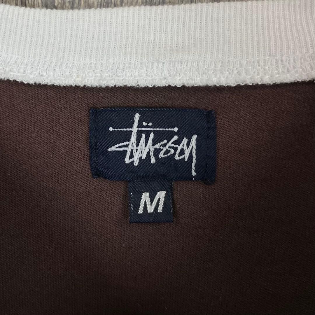 OLD STUSSY 紺タグ 90s ステューシー ロンT 7分袖 Tシャツ M - メルカリ